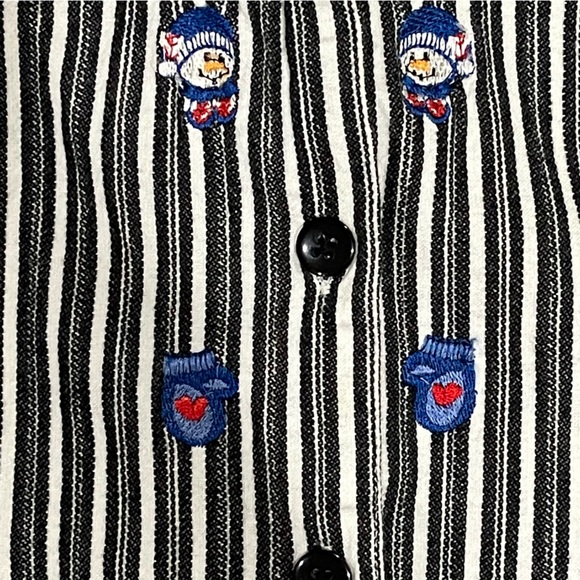 Westbound Christmas Button Up Shirt - Picture 3 of 5